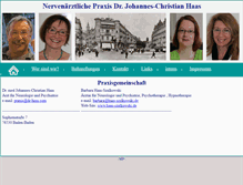 Tablet Screenshot of dr-haas.com